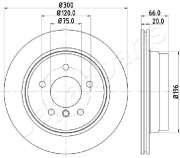 DP-0114 Brzdový kotouč JAPANPARTS