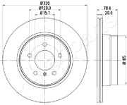 DP-0129 Brzdový kotouč JAPANPARTS