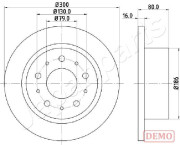 DP-0217C Brzdový kotouč JAPANPARTS