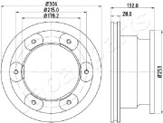 DP-0226 Brzdový kotouč JAPANPARTS