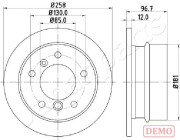 DP-0518C Brzdový kotouč JAPANPARTS