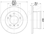 DP-0526 Brzdový kotouč JAPANPARTS