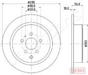 DP-0608C Brzdový kotouč JAPANPARTS