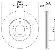 DP-0904 Brzdový kotouč JAPANPARTS