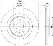 DP-0910 Brzdový kotouč JAPANPARTS