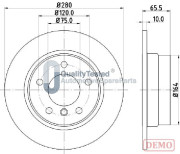 DP0100JM Brzdový kotouč GOLD JAPANPARTS