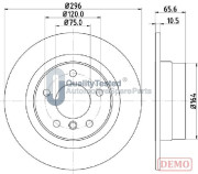 DP0102JM Brzdový kotouč GOLD JAPANPARTS