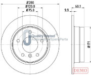 DP0107JM Brzdový kotouč GOLD JAPANPARTS