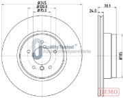 DP0132JM Brzdový kotouč GOLD JAPANPARTS