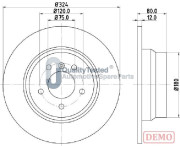 DP0138JM Brzdový kotouč GOLD JAPANPARTS