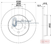 DP0301JM Brzdový kotouč GOLD JAPANPARTS