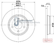 DP0307JM Brzdový kotouč GOLD JAPANPARTS