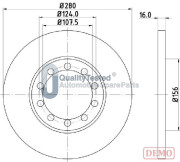 DP0314JM Brzdový kotouč GOLD JAPANPARTS