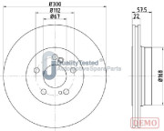 DP0517JM Brzdový kotouč GOLD JAPANPARTS