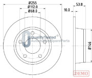 DP0914JM Brzdový kotouč GOLD JAPANPARTS