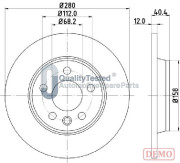 DP0926JM Brzdový kotouč GOLD JAPANPARTS