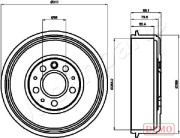 TA-0914C Brzdový buben JAPANPARTS