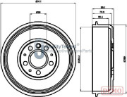 TA0914JM Brzdový buben GOLD JAPANPARTS