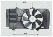 VNT151829 Větrák, chlazení motoru JAPANPARTS