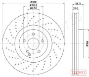 DI-0527C Brzdový kotouč JAPANPARTS