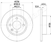 DI-0946 Brzdový kotouč JAPANPARTS