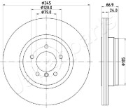 DP-0122 Brzdový kotouč JAPANPARTS