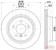 DP-0122C Brzdový kotouč JAPANPARTS