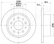 DP-0217 Brzdový kotouč JAPANPARTS