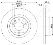 DP-0219 Brzdový kotouč JAPANPARTS