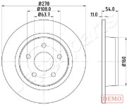 DP-0311C Brzdový kotouč JAPANPARTS