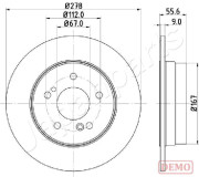 DP-0505C Brzdový kotouč JAPANPARTS