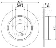 DP-0508 Brzdový kotouč JAPANPARTS