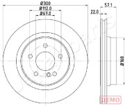 DP-0510C Brzdový kotouč JAPANPARTS