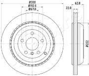 DP-0519 Brzdový kotouč JAPANPARTS