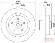 DP-0700C Brzdový kotouč JAPANPARTS