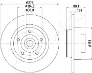 DP-0705 Brzdový kotouč JAPANPARTS