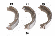 GF-196AF JAPANPARTS sada brzdových čeľustí GF-196AF JAPANPARTS