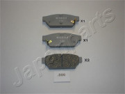 PP-596AF JAPANPARTS sada brzdových platničiek kotúčovej brzdy PP-596AF JAPANPARTS