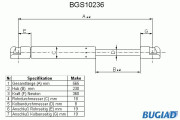 BGS10236 BUGIAD pneumatická prużina, batożinový/nákladný priestor BGS10236 BUGIAD