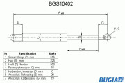 BGS10402 BUGIAD pneumatická prużina, batożinový/nákladný priestor BGS10402 BUGIAD
