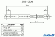 BGS10626 Pneumatická pružina, zavazadlový / nákladový prostor BUGIAD