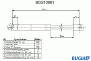 BGS10661 Pneumaticka pruzina, kapota motoru BUGIAD