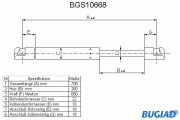 BGS10668 Pneumatická pružina, zavazadlový / nákladový prostor BUGIAD