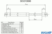 BGS10696 BUGIAD pneumatická prużina, batożinový/nákladný priestor BGS10696 BUGIAD