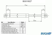 BGS10827 Pneumatická pružina, zavazadlový / nákladový prostor BUGIAD