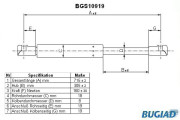 BGS10919 Pneumaticka pruzina, kapota motoru BUGIAD