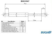 BGS10947 BUGIAD pneumatická prużina, batożinový/nákladný priestor BGS10947 BUGIAD