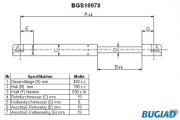 BGS10978 BUGIAD pneumatická prużina, batożinový/nákladný priestor BGS10978 BUGIAD