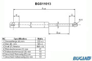 BGS11013 Pneumaticka pruzina, kapota motoru BUGIAD