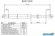 BGS11030 BUGIAD pneumatická prużina, batożinový/nákladný priestor BGS11030 BUGIAD